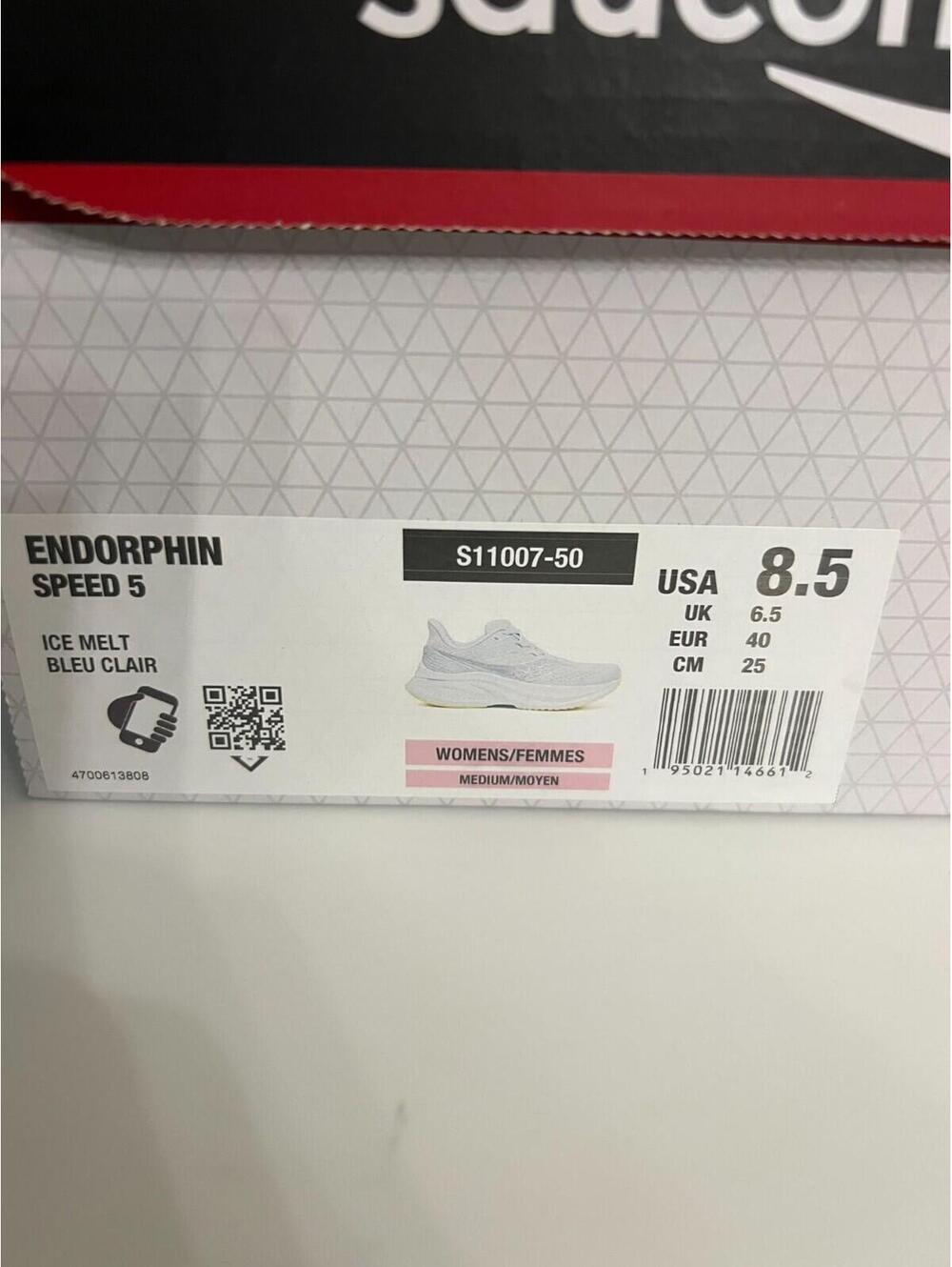 Size 8.5 - Saucony Endorphin Speed 5 Ice Melt W - Never Worn NWT - Picture 6 of 6